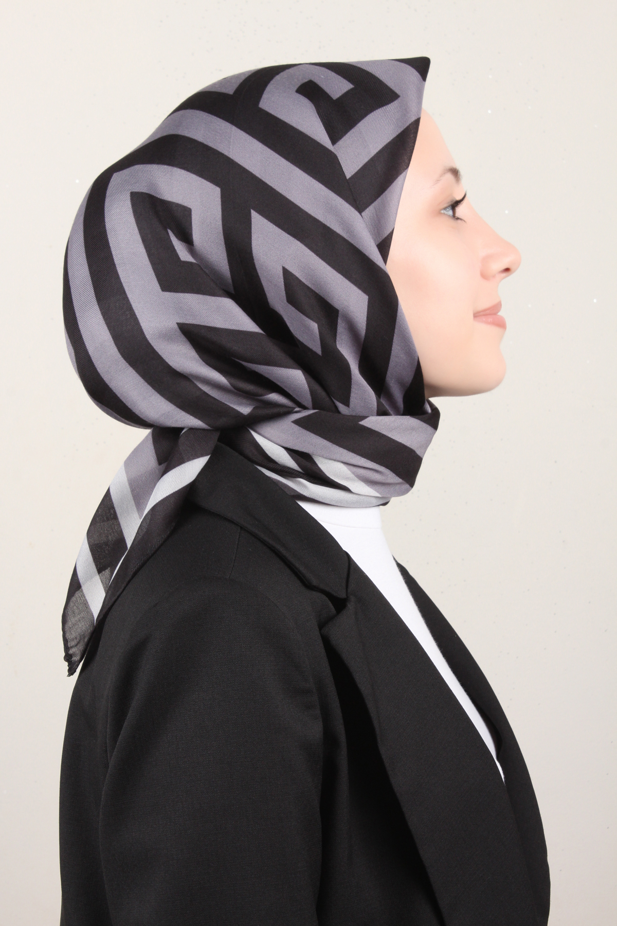 Nirvana Soft Eşarp 8113-13 Füme