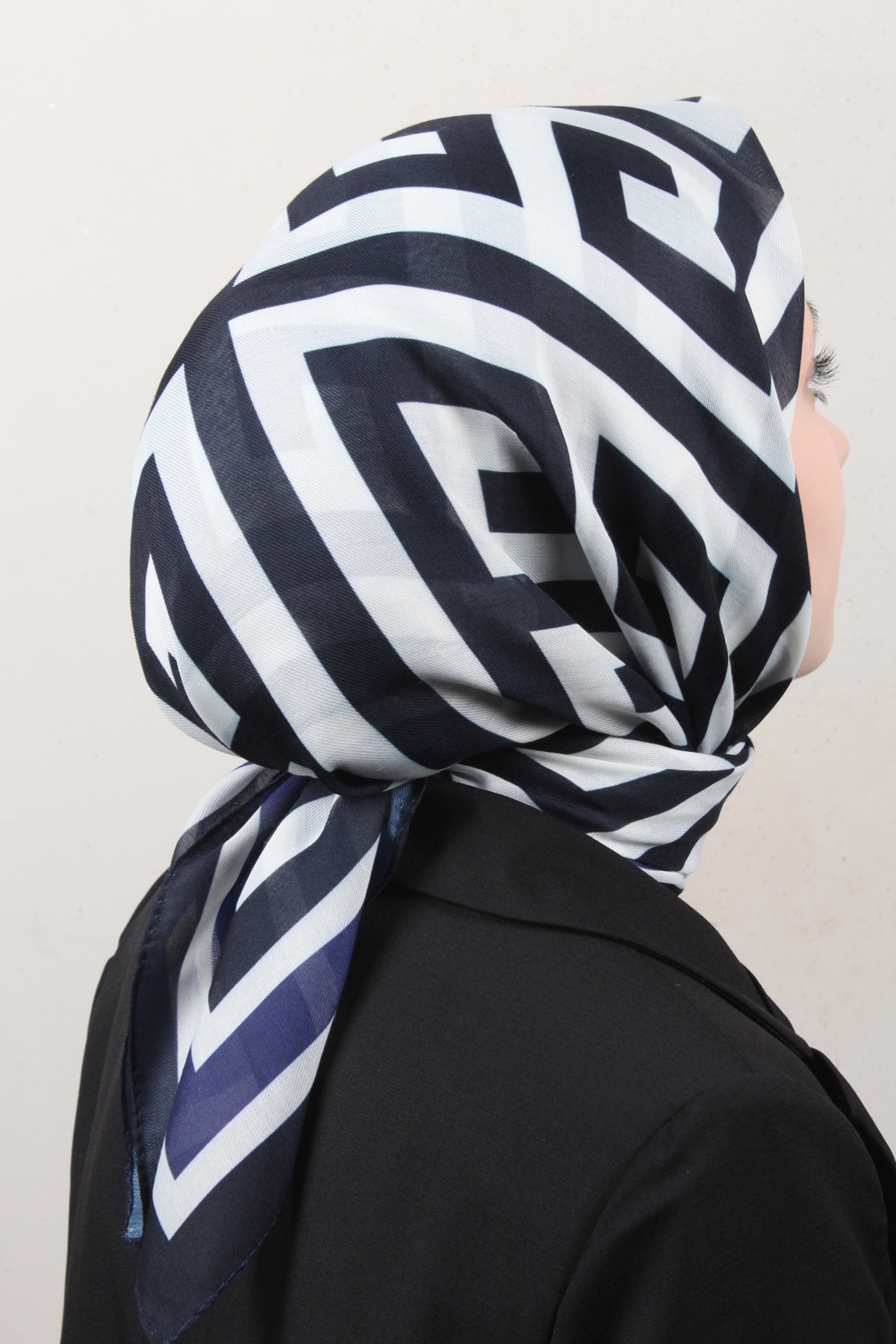 Nirvana Soft Eşarp 8113-8 Lacivert