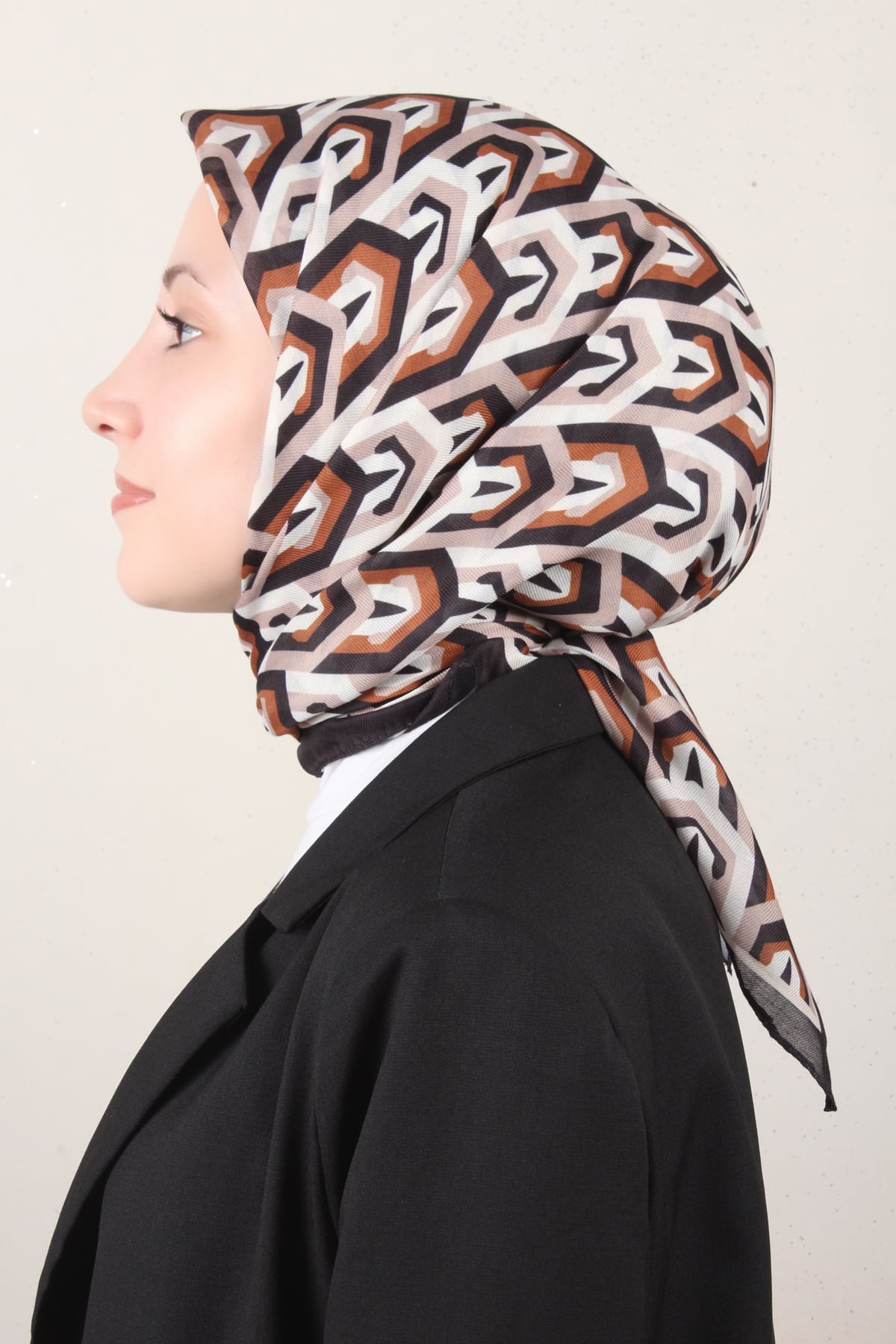 Nirvana Soft Eşarp 8114-1 Kahverengi