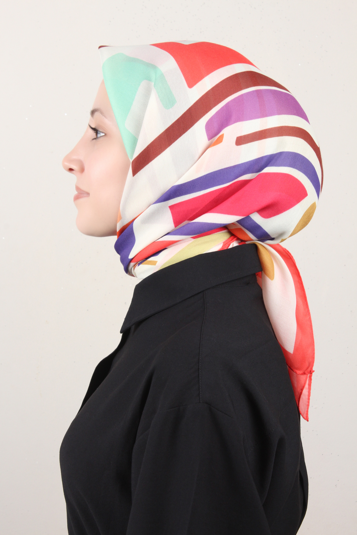 Nirvana Soft Eşarp 8116-10 Mercan