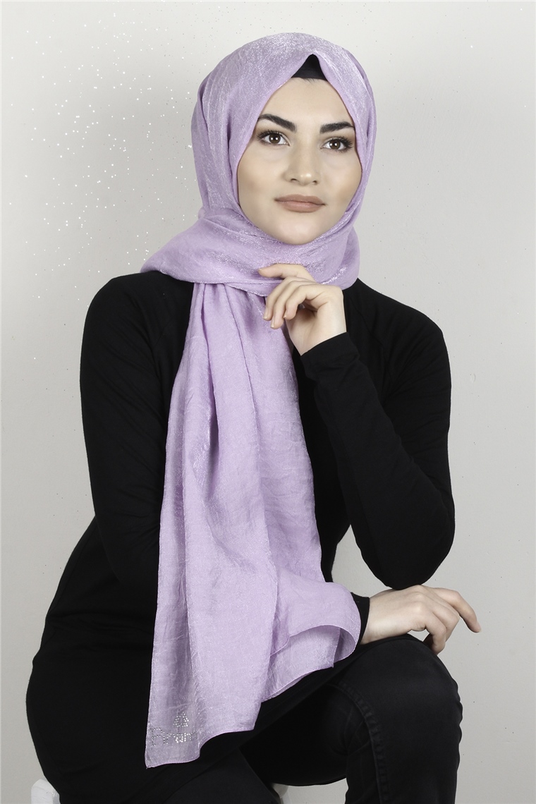 Olivya Simli Şal 4001-15 Lila
