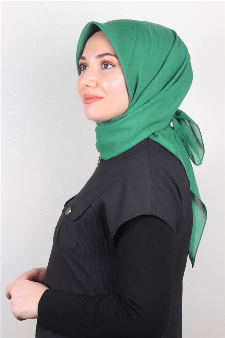 Pamuk Beta Eşarp 4651-32 Yeşil