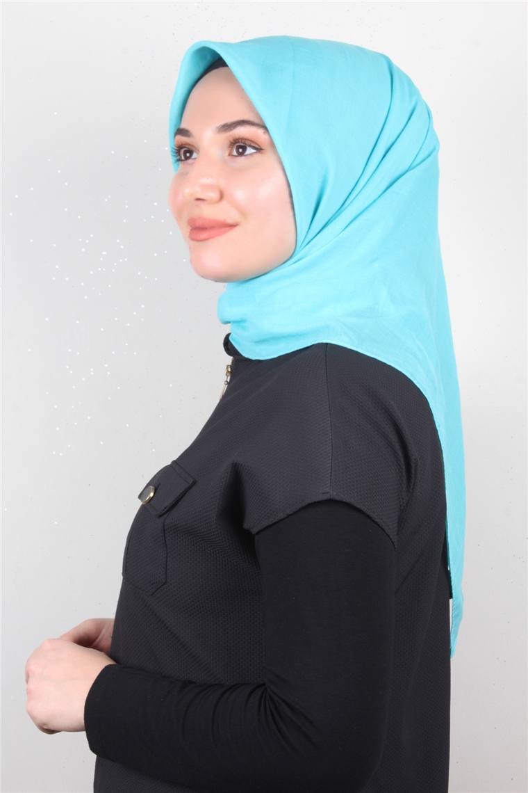 Pamuk Beta Eşarp 4651-34 Su Mavisi