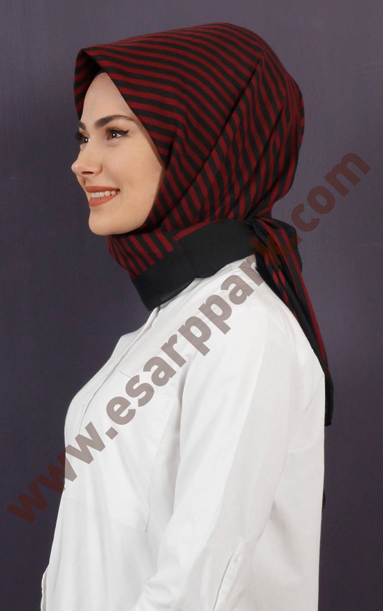 Pamuklu 140x140 Cm Eşarp 1070-16