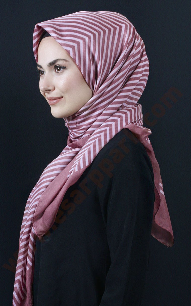 Pamuklu 140x140 Cm Eşarp 1070-28