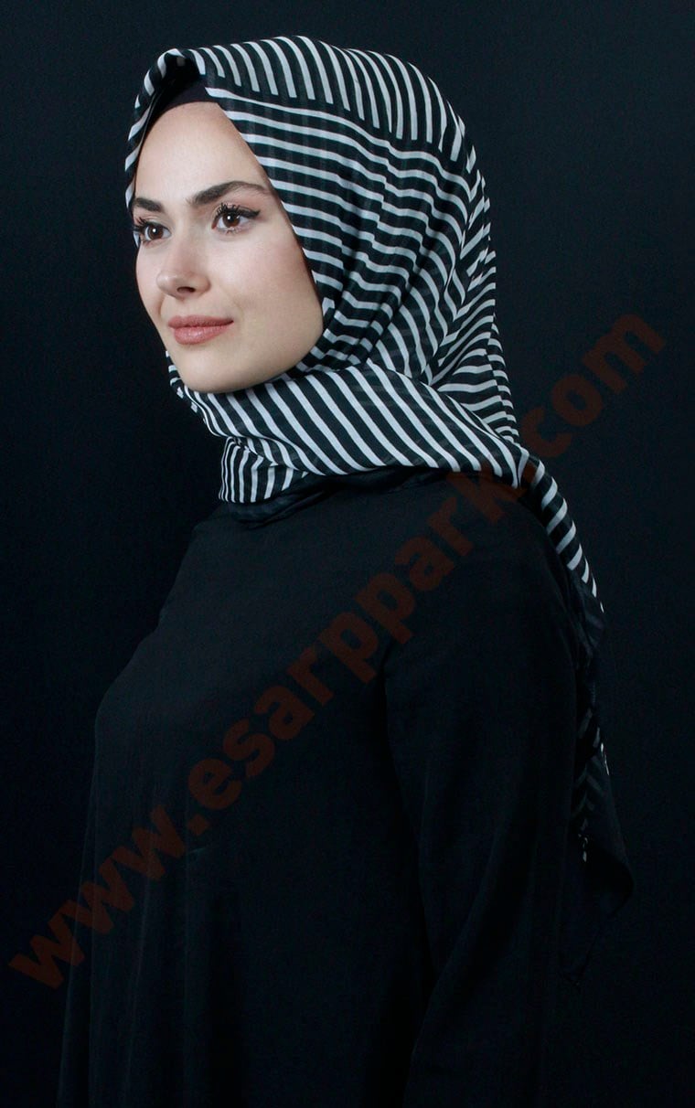 Pamuklu 140x140 Cm Eşarp 1070-33