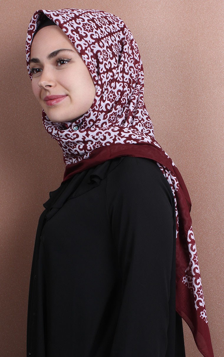 Pamuklu 140x140 Cm Eşarp 1074-15