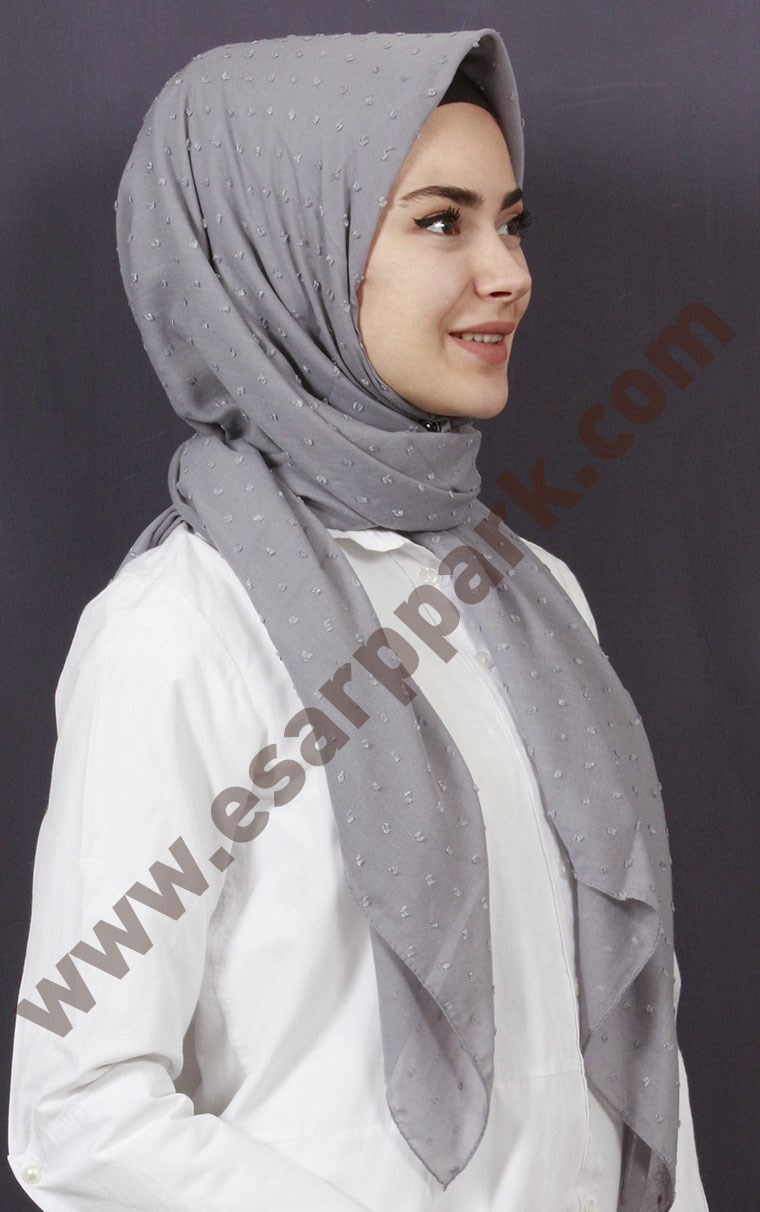 Pamuklu 140x140 Cm Eşarp 1091-8