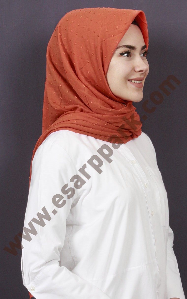 Pamuklu 140x140 Cm Eşarp 1091-9
