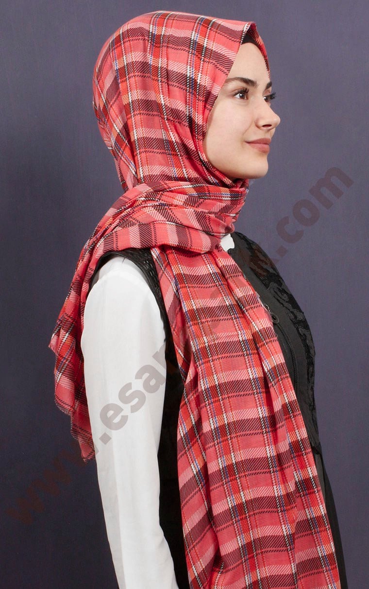 Pamuklu Desenli Şal 5253-13