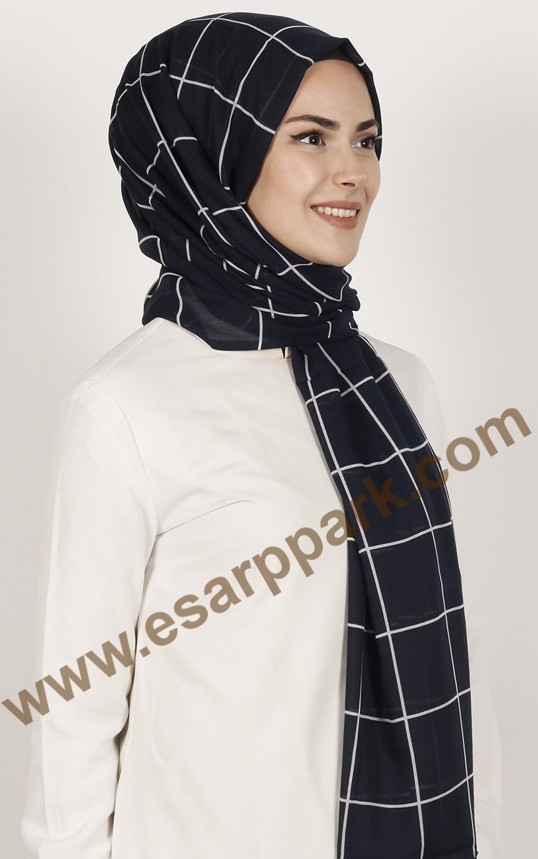 Pamuklu Desenli Şal 5253-5