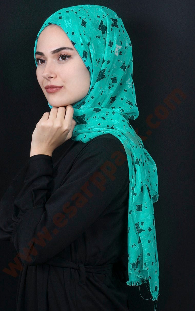 Pamuklu Desenli Şal 5271-08