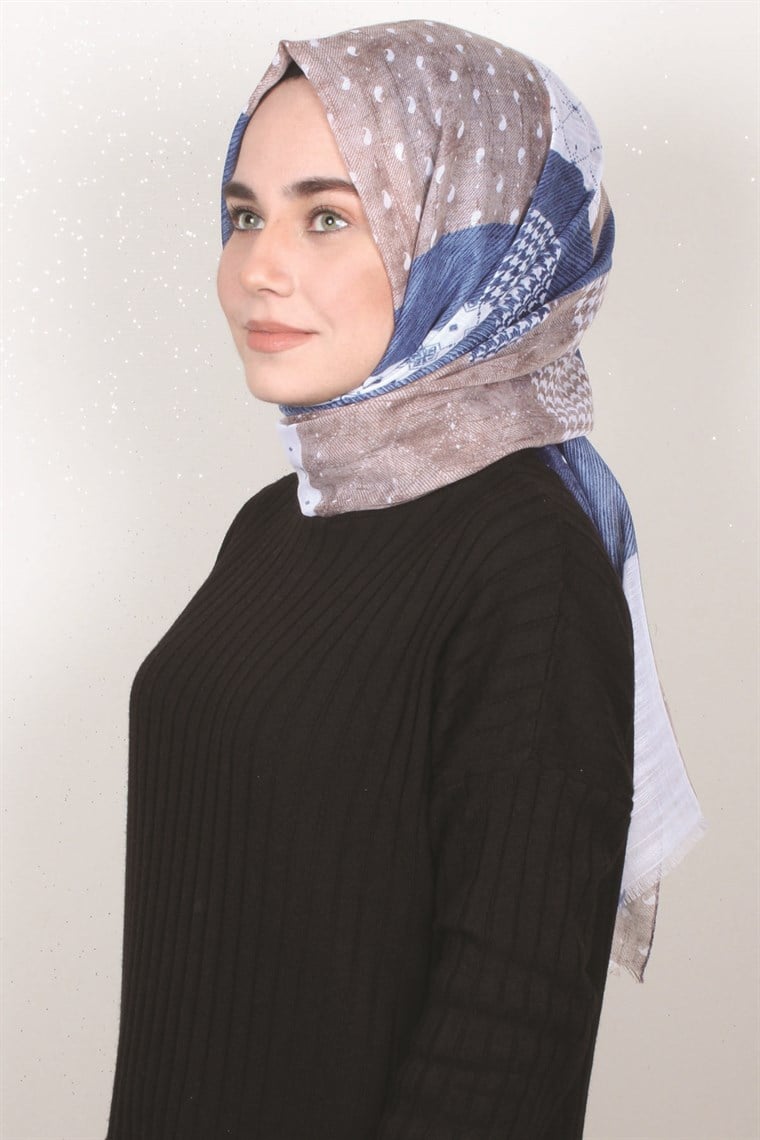 Pamuklu Desenli Şal 5271-3