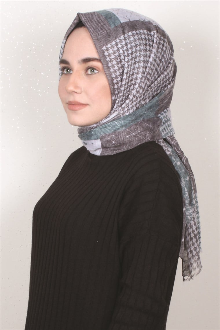 Pamuklu Desenli Şal 5271-4