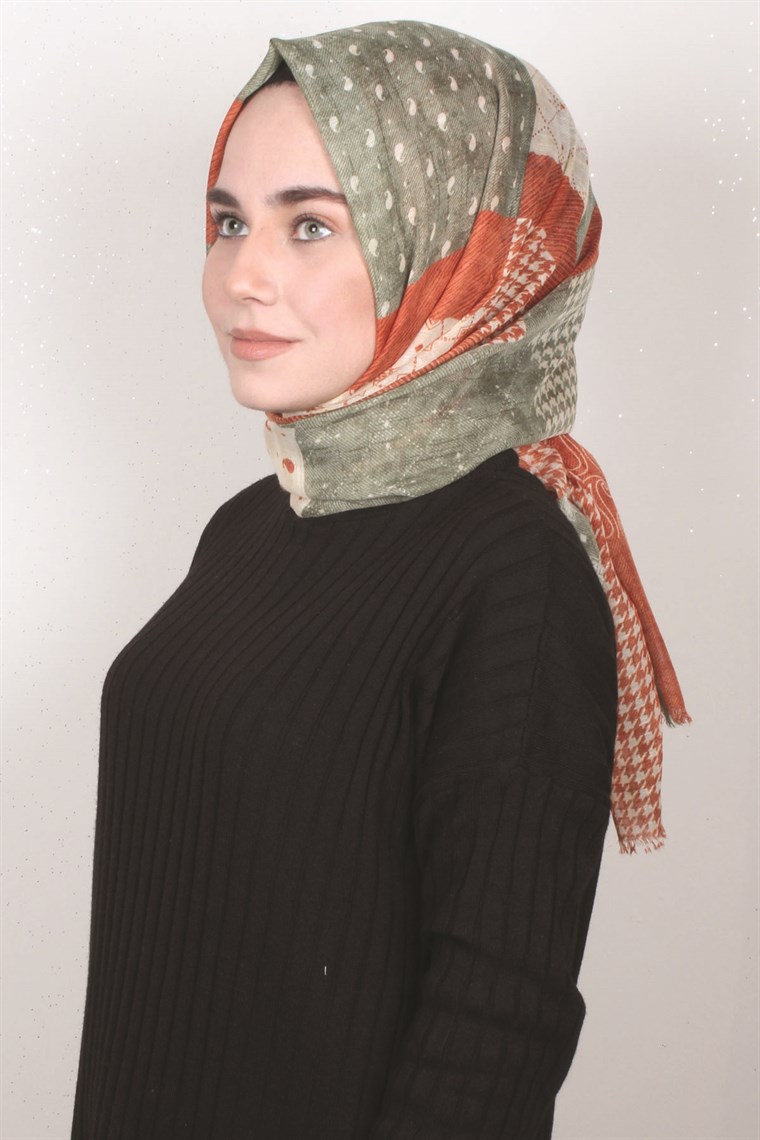 Pamuklu Desenli Şal 5271-5