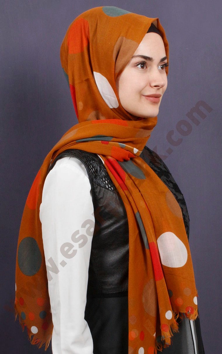 Pamuklu Desenli Şal 5282-6