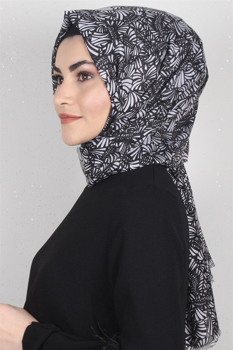 Pamuklu Desenli Şal 5284-2