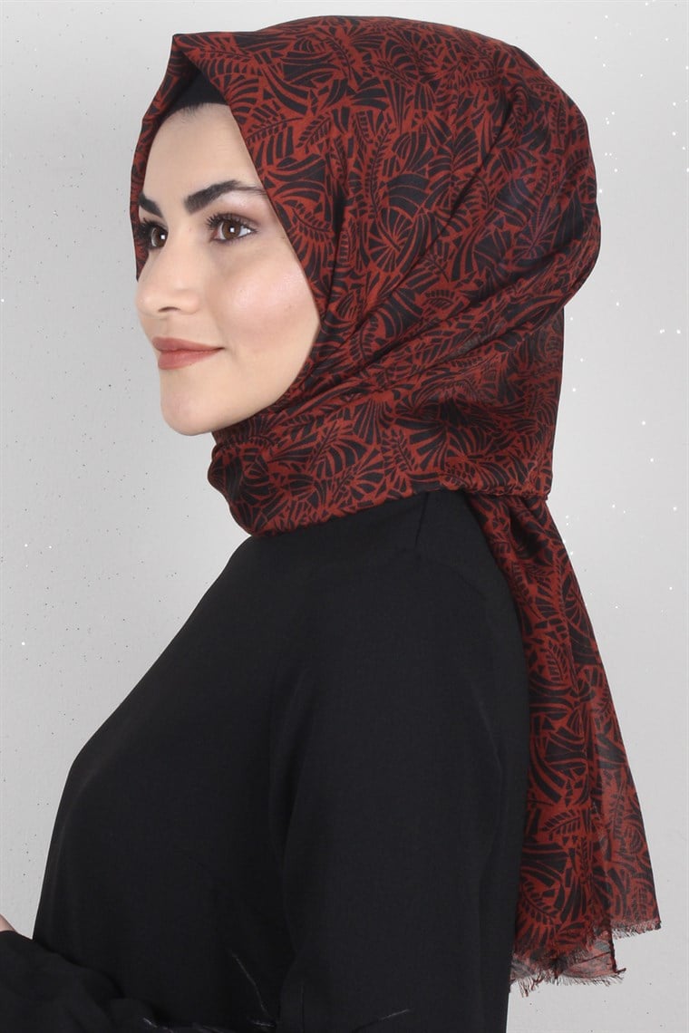 Pamuklu Desenli Şal 5284-3