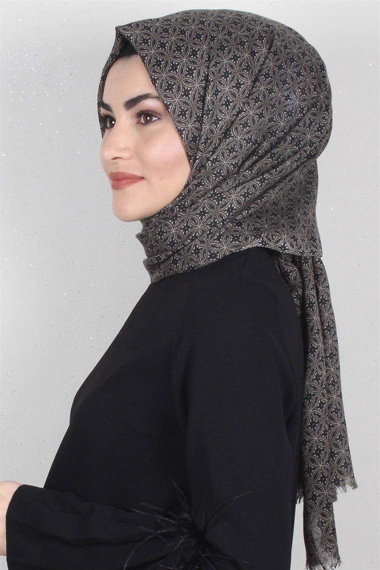 Pamuklu Desenli Şal 5284-4