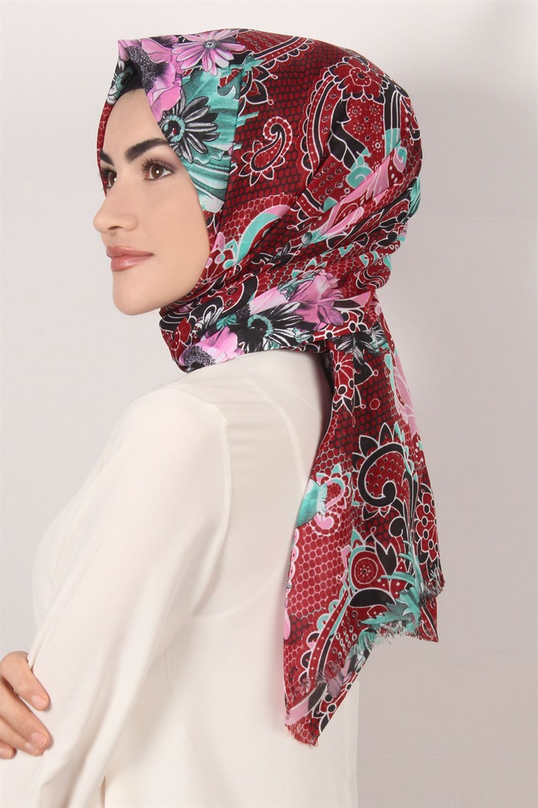 Pamuklu Desenli Şal 5285-15