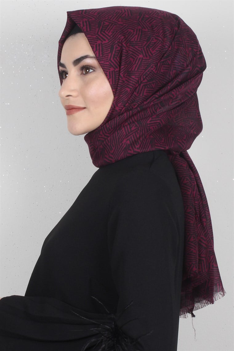 Pamuklu Desenli Şal 5286-11