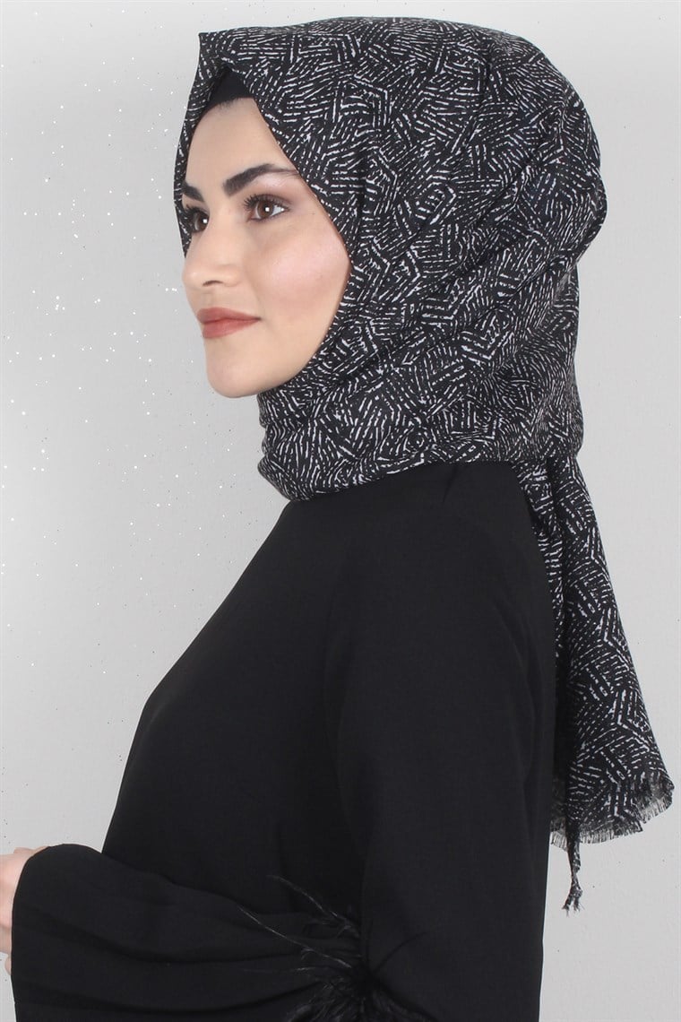 Pamuklu Desenli Şal 5286-15
