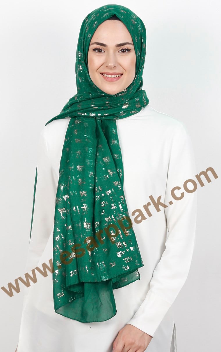 Pamuklu Desenli Şal 5286-3