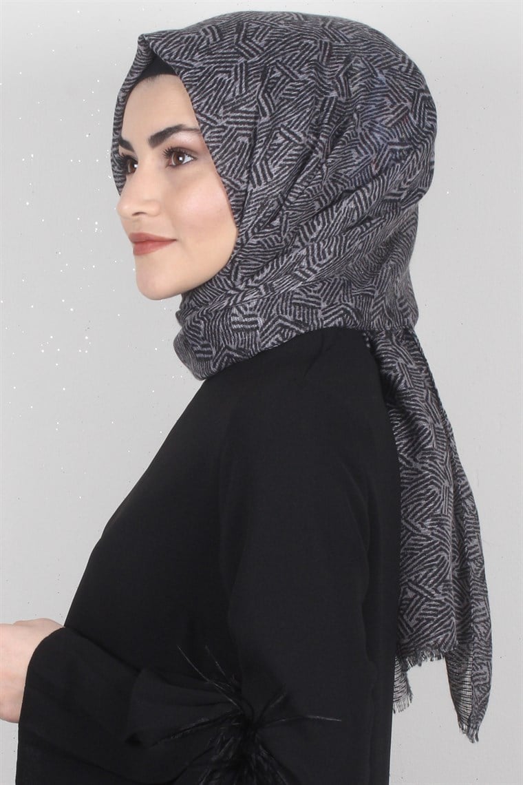 Pamuklu Desenli Şal 5286-8