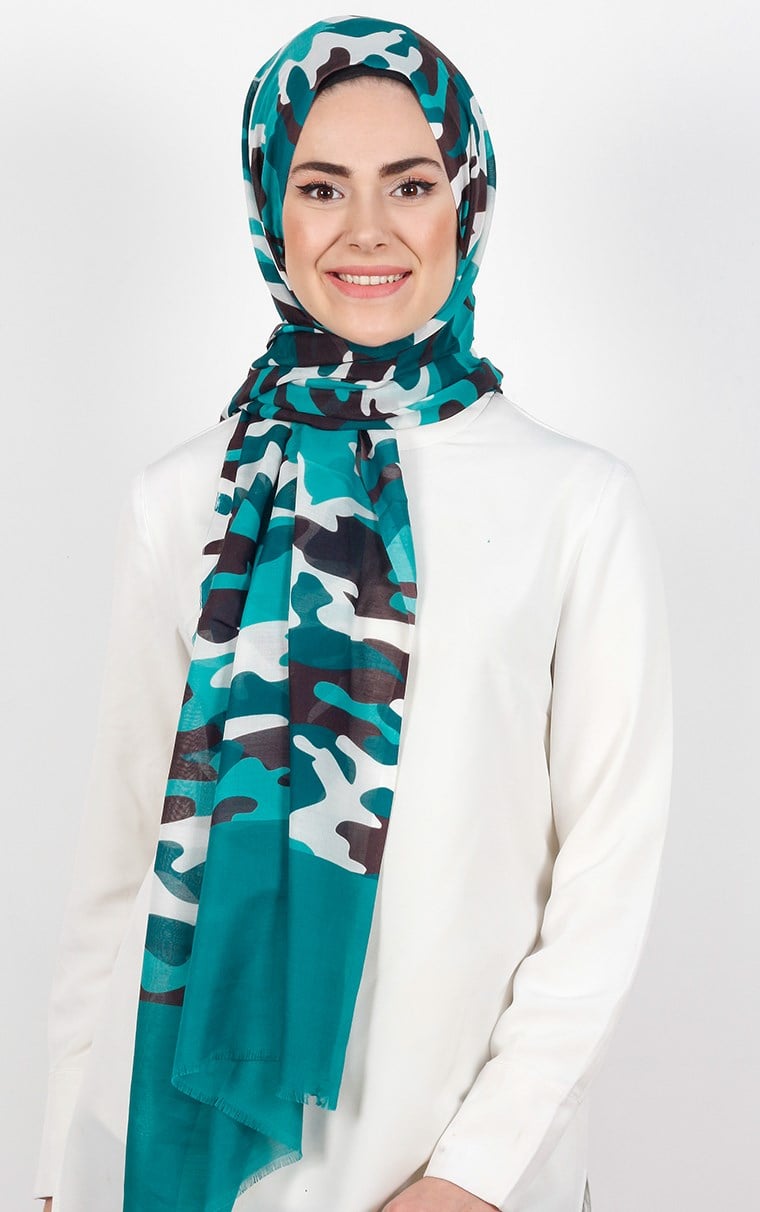 Pamuklu Desenli Şal 5471-1