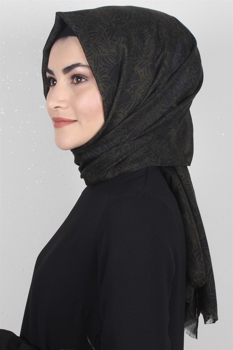 Pamuklu Desenli Şal 5471-2
