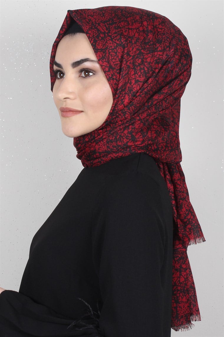 Pamuklu Desenli Şal 5571-8