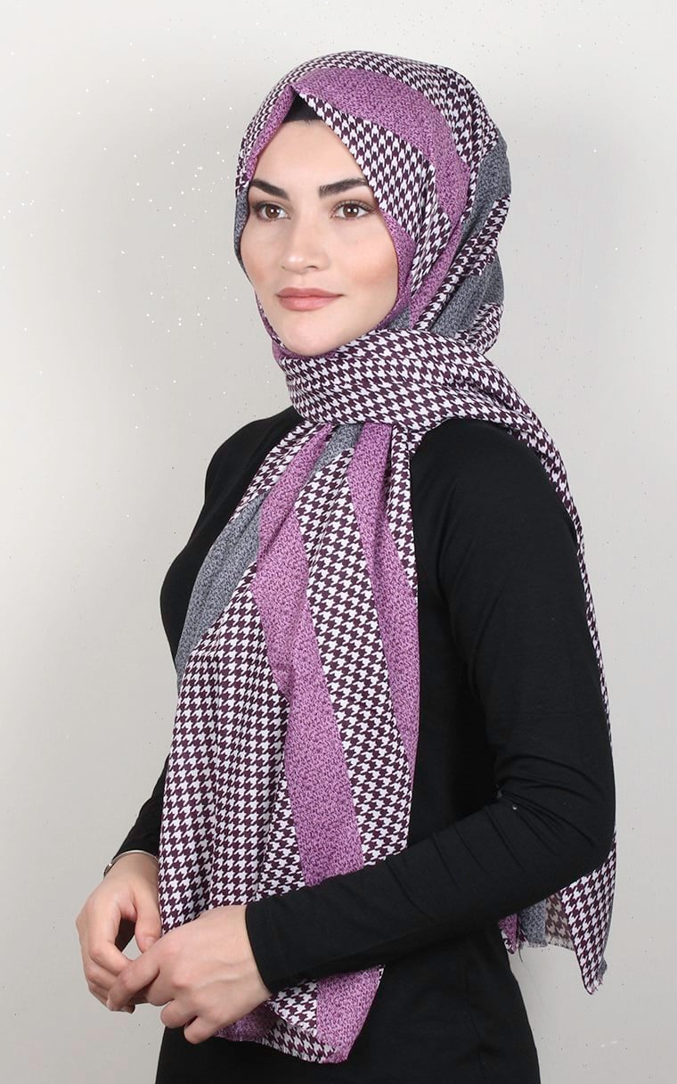 Pamuklu Desenli Şal 5767-16