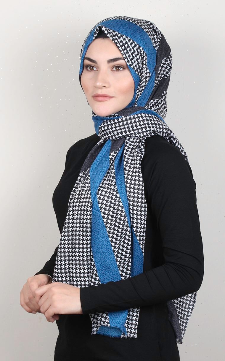 Pamuklu Desenli Şal 5767-8