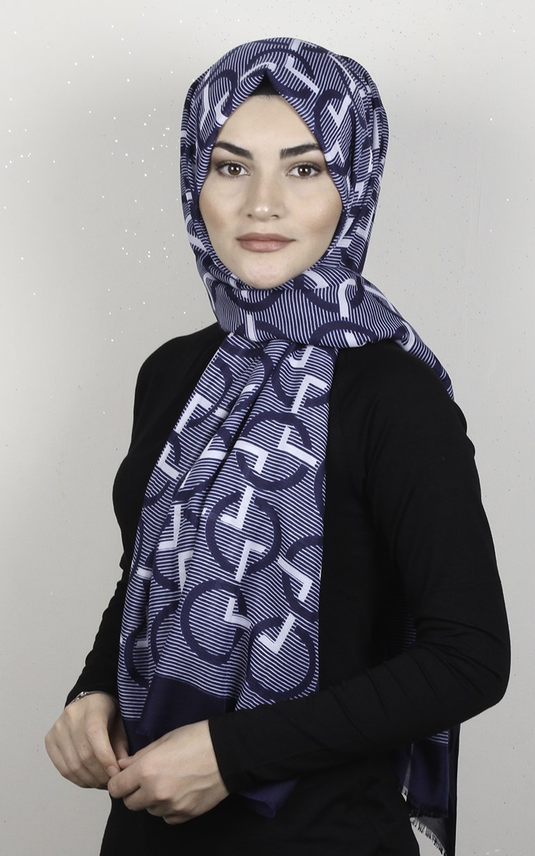 Pamuklu Desenli Şal 5768-4