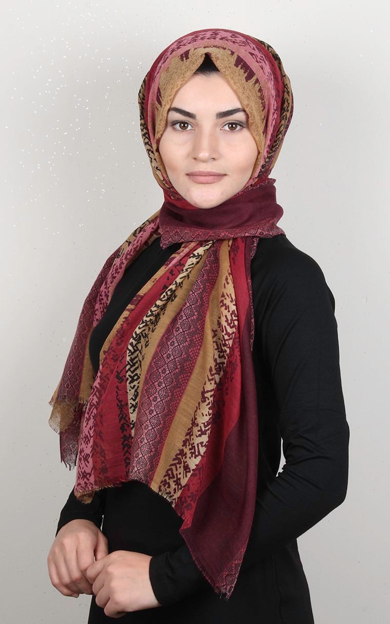 Pamuklu Desenli Şal 5769-4