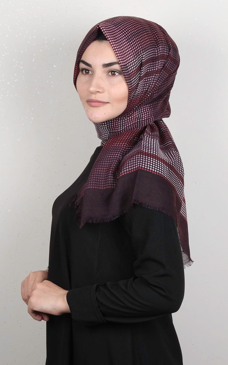 Pamuklu Desenli Şal 5770-2