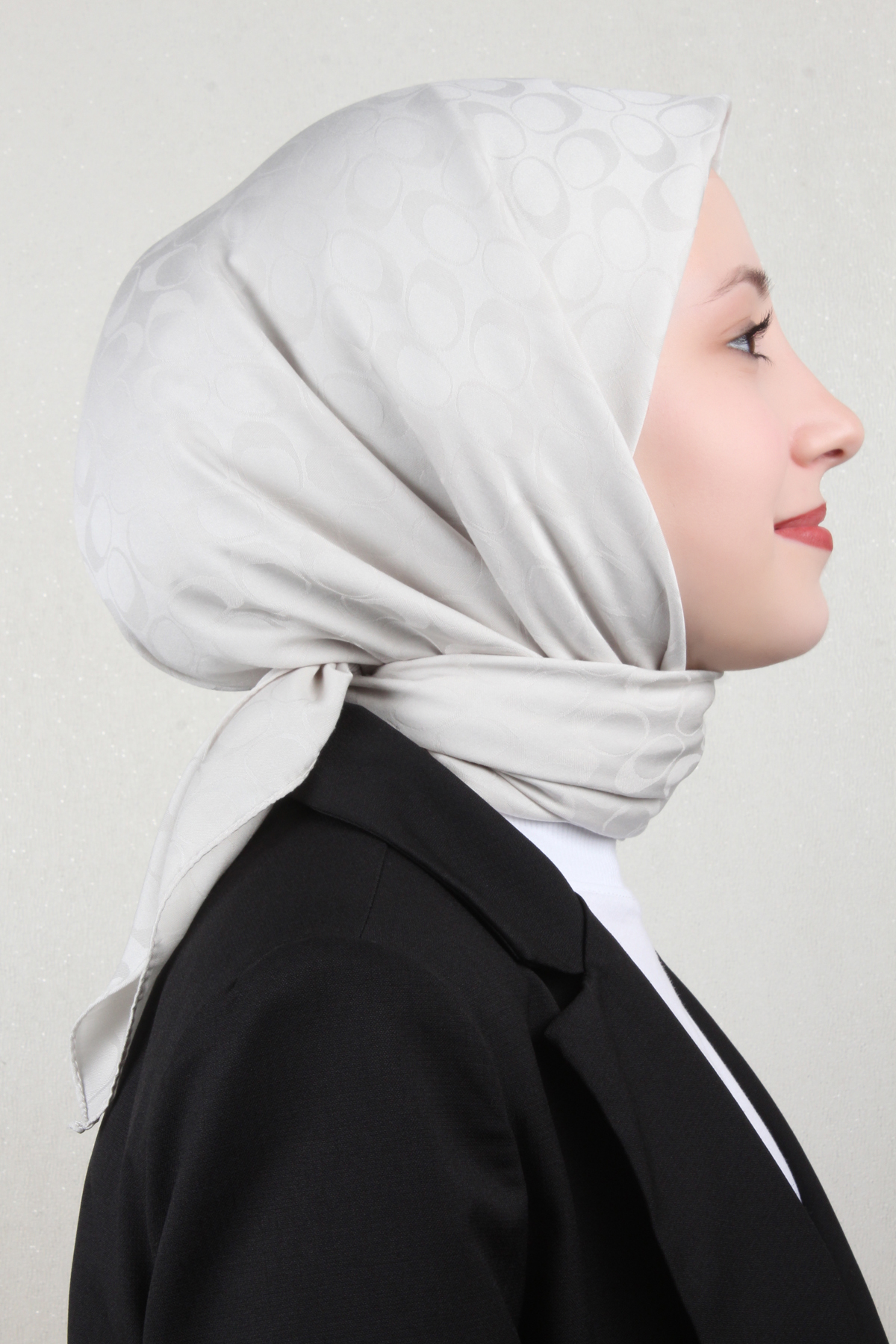 Pamuklu Jakar Eşarp 4114-9 Taş