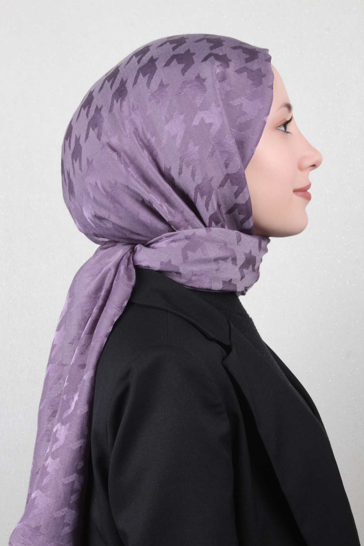 Pamuklu Jakar Şal 4110-1 Lavanta