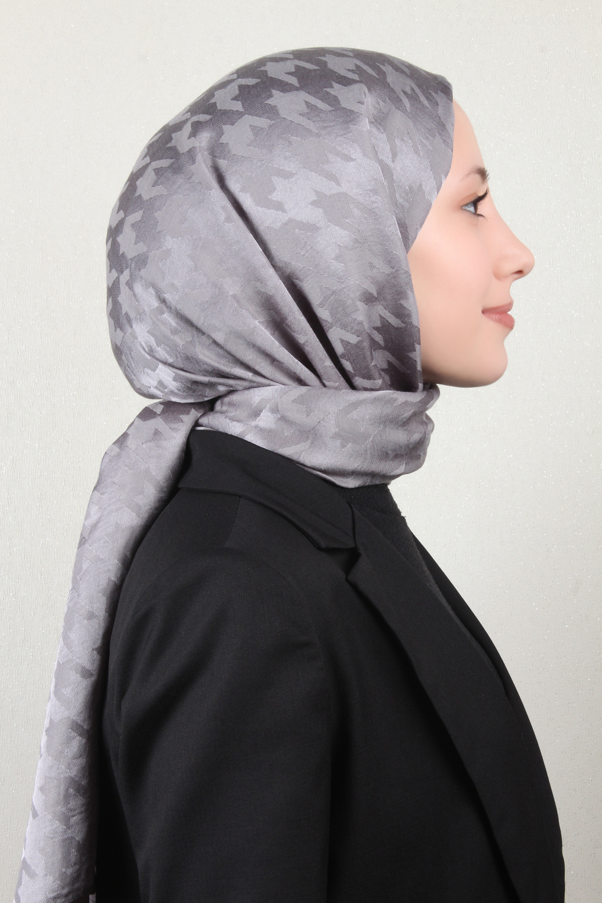 Pamuklu Jakar Şal 4110-10 Gri