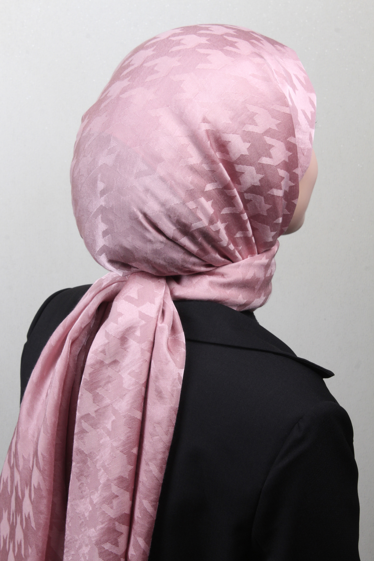 Pamuklu Jakar Şal 4110-8 Pudra