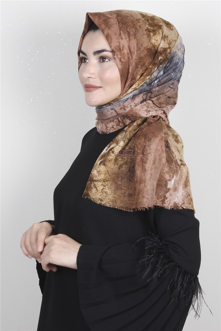 Pamuklu Serin Şal 2450-14 Bal Köpüğü