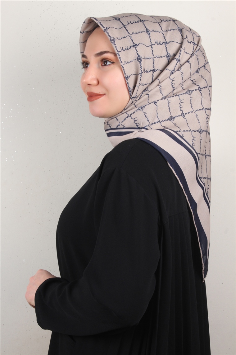 Pamuklu Soft Eşarp 3304-3 Bej