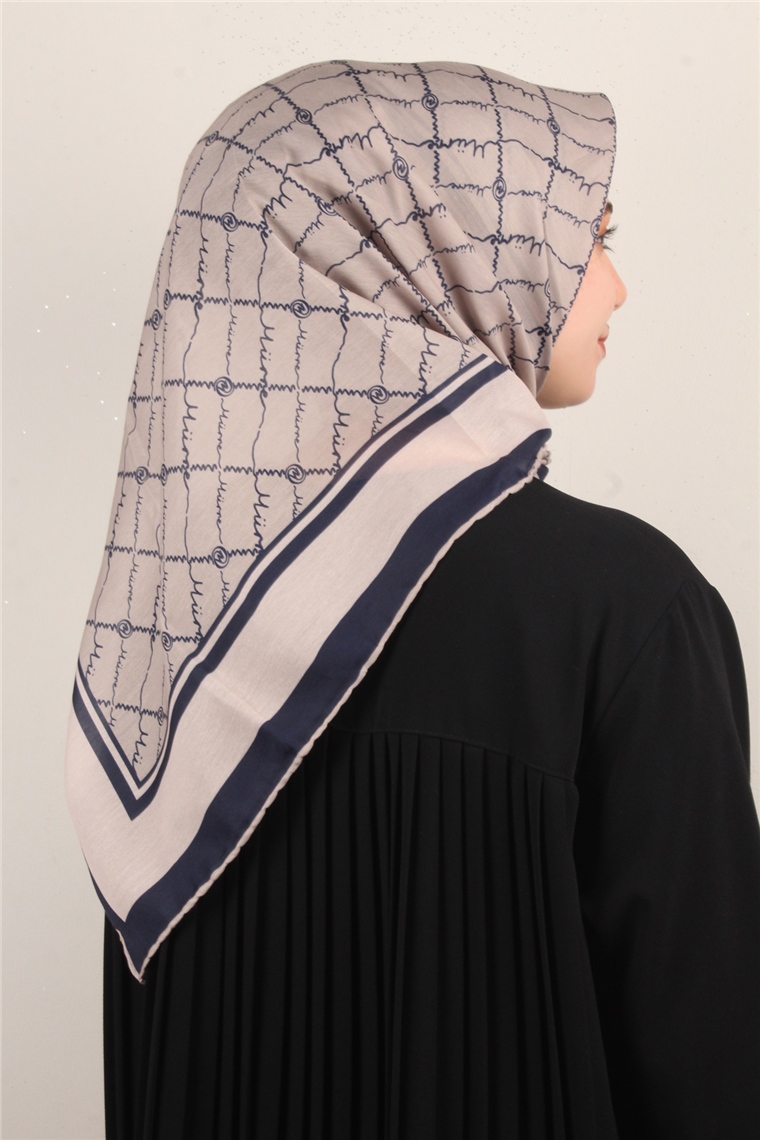 Pamuklu Soft Eşarp 3304-3 Bej