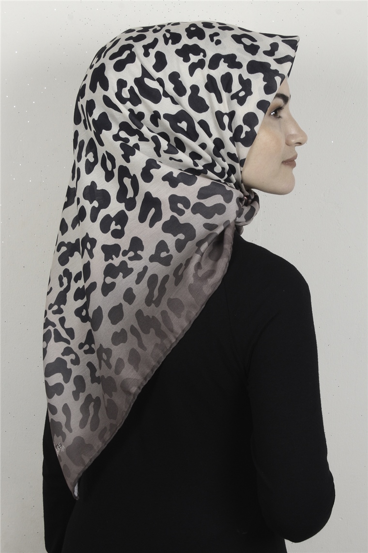 Pamuklu Soft Eşarp 3317-1 Sütlü Kahve