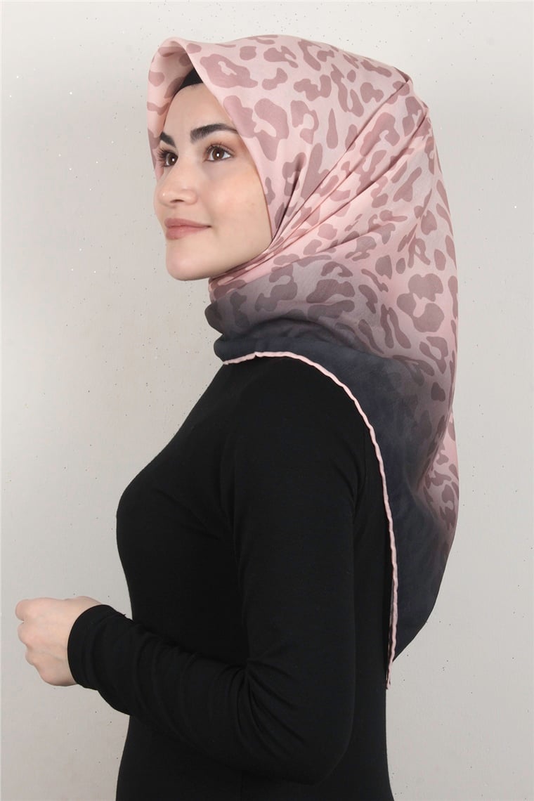 Pamuklu Soft Eşarp 3317-7 Pudra