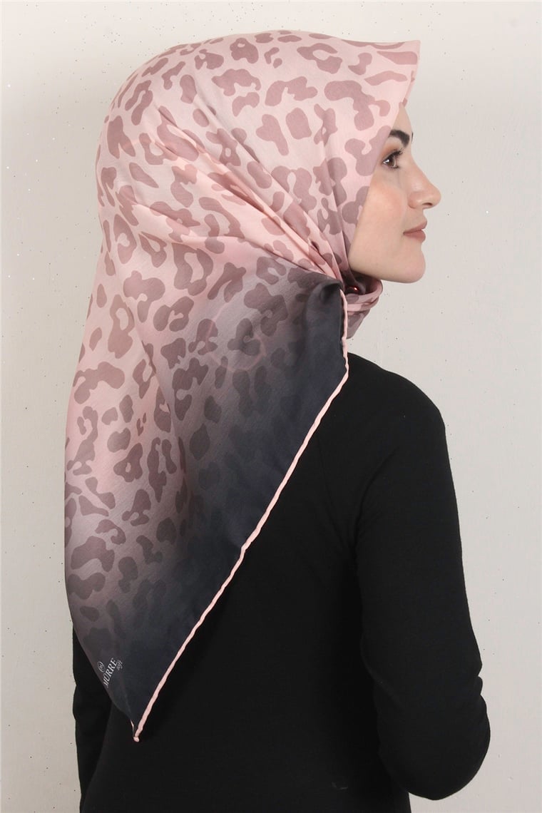 Pamuklu Soft Eşarp 3317-7 Pudra
