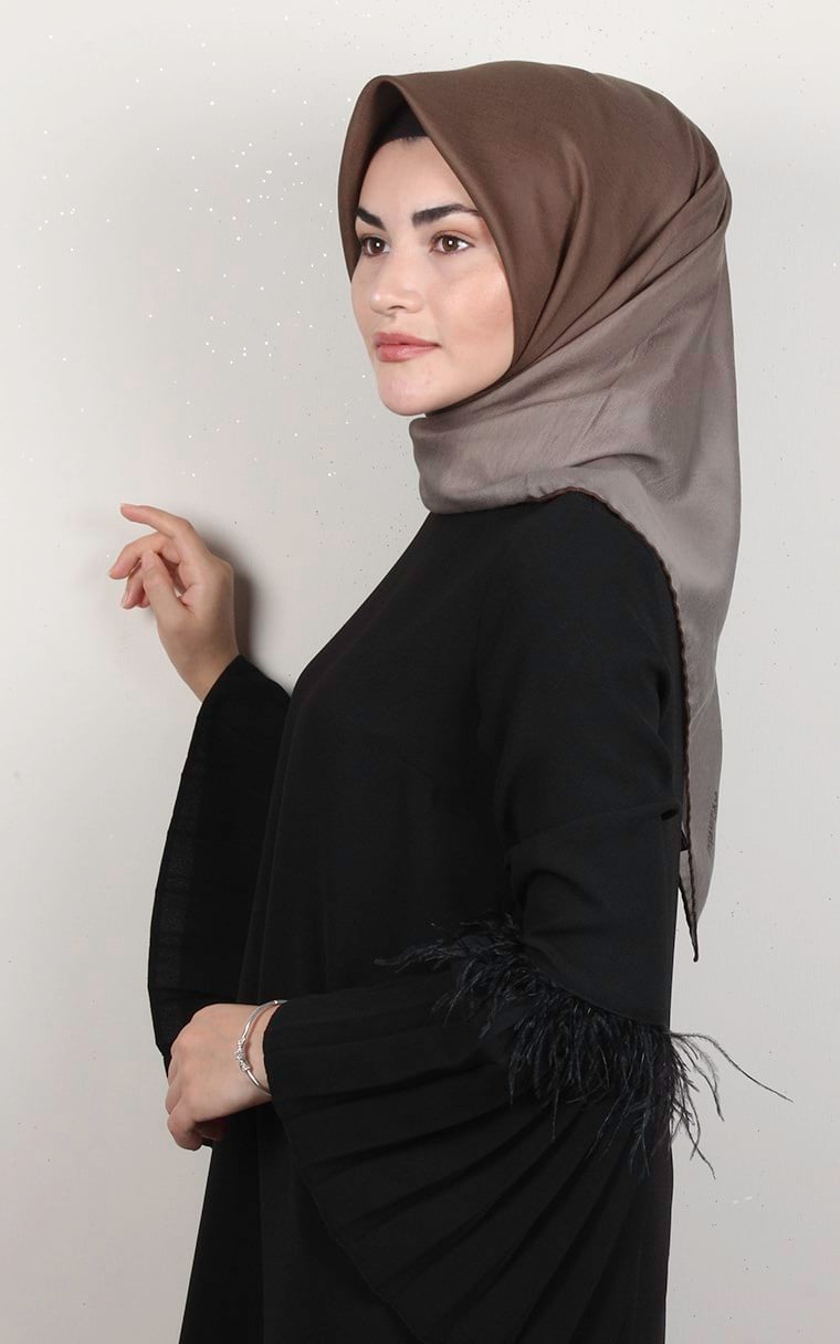 Pamuklu Soft Eşarp 3331-14 Karamel