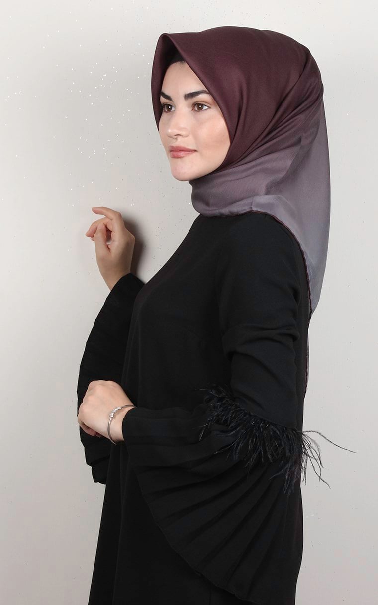 Pamuklu Soft Eşarp 3331-16 Bordo