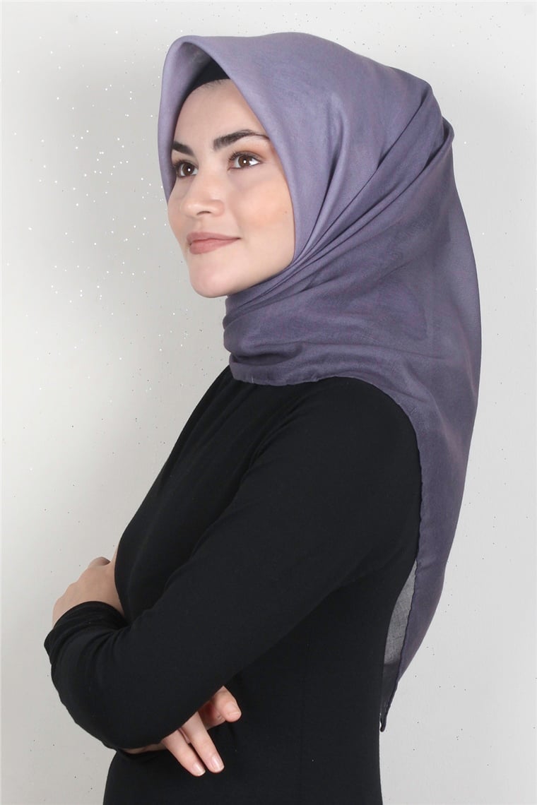 Pamuklu Soft Eşarp 3331-33 Lila