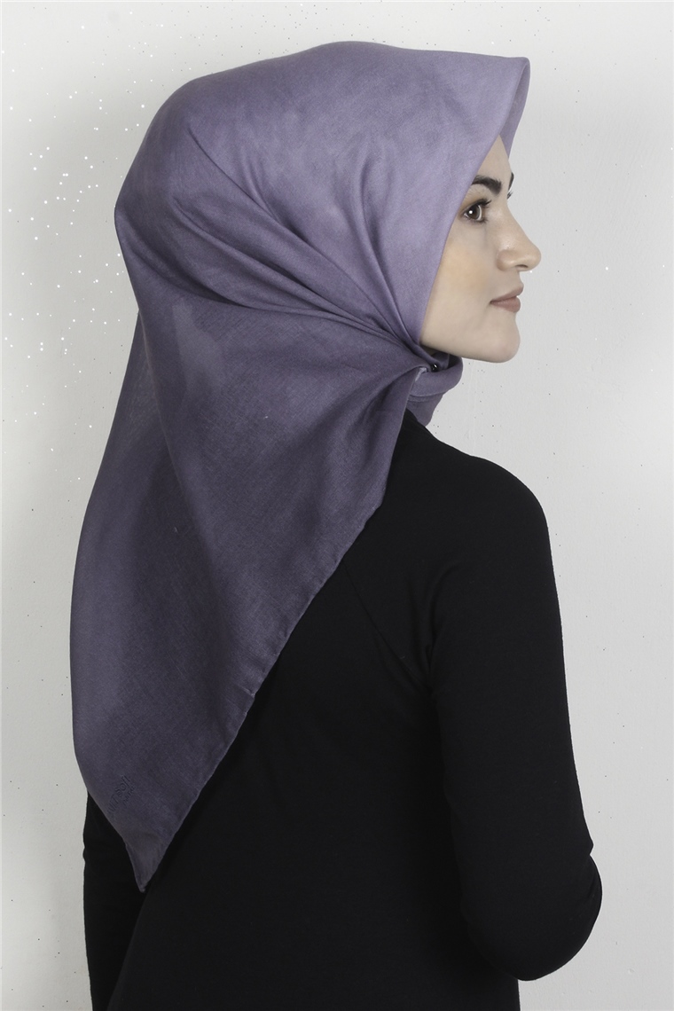 Pamuklu Soft Eşarp 3331-33 Lila